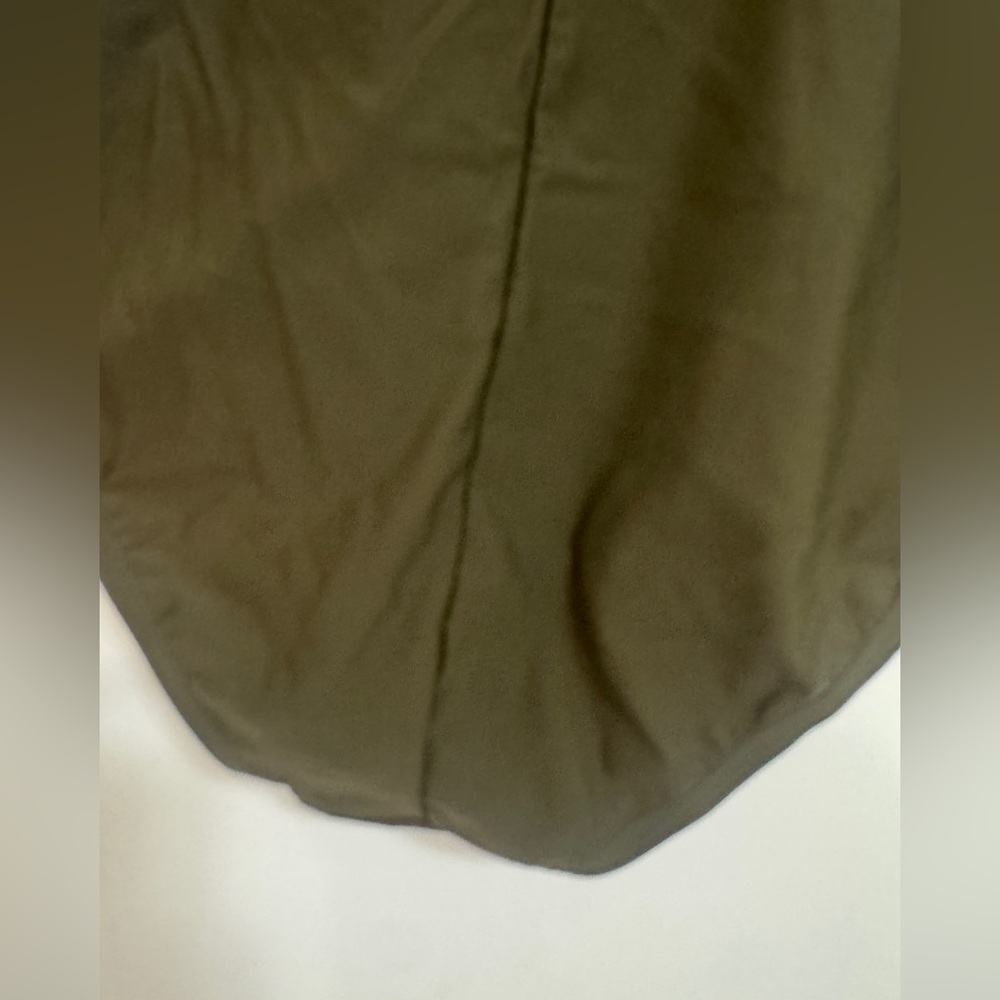 Olive Green Women's One Piece Swimsuit - Picture 3 of 5